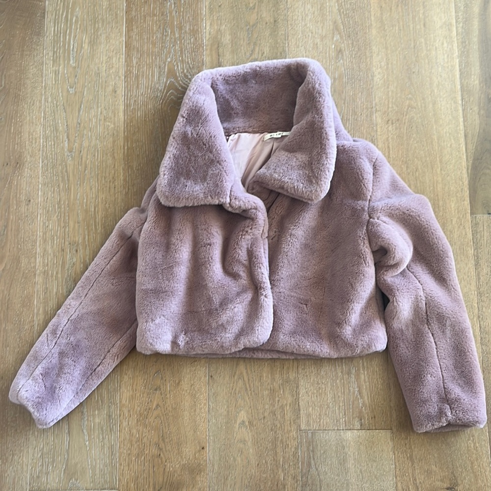 Pink cropped jacket